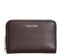 CALVIN KLEIN Damen FOIL Logo Medium Zip Around LV04F1091G Geldbörsen, Rot (Fudge/Espresso), One Size, Rot (Fudge/Espresso), Einheitsgröße