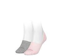 Calvin Klein Cotton Logo Women's No Show Socks 2 pack