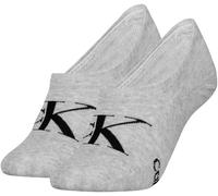 Calvin Klein Damen Füßlinge High Cut Monogram 2er Pack 35|36|37|38 2 Stk.