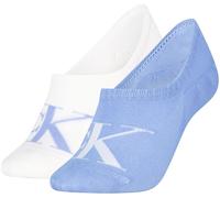 Calvin Klein Damen Füßlinge High Cut Monogram 2er Pack 39|40|41|42 2 Stk.