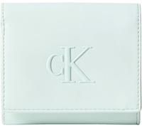 Calvin Klein Damen Geldbörse Bold Medium Bifold Klein, Türkis (Whispering Blue), Einheitsgröße