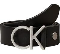 Calvin Klein Gürtel CK Logo Leder 75 cm Schwarz