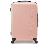 Calvin Klein Damen Hard Side Upright Spinner Leichter Koffer, Mellow Rose, Medium, Harte Seite aufrechter Spinner Leichter Koffer
