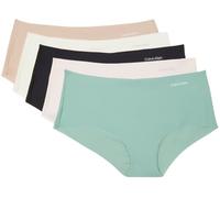 Calvin Klein Damen Hipster 5PK 000QD3557E Hipster, Khaki (Charming Green/Nymphs Thigh/Black/I), S, Khaki (Charming Green/Nymphs Thigh/Black/I), S
