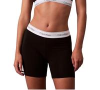 Calvin Klein Damen Hipster Boyshort Boxer Brief mit Logobund, Schwarz (Black), L