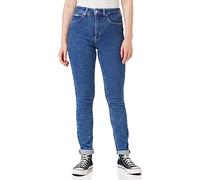 Calvin Klein Damen Jeans Hose High Rise Skinny Fit, Blau (Denim Medium), 33W/32L