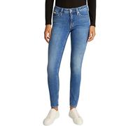 Skinny-fit-Jeans CALVIN KLEIN JEANS "MID RISE SKINNY", Damen, Gr. 28, Länge 32, blau (denim medium), Denim/Jeans, Obermaterial: 94% Baumwolle, 4% Elastomultiester, 2% Elasthan, unifarben, feminin, ski