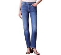 Calvin Klein Jeans Damenjeans Frau Mid Rise Slim Indigo Channel Blau S