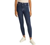 Calvin Klein Damen Jeans Hose Super Skinny Ankle High Waist, Blau (Denim Dark), 29W