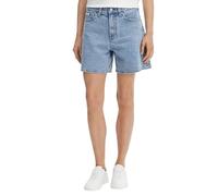 Calvin Klein Damen Jeans Shorts A-Line Coastal High Waist, Blau (Coastal Light), 28W