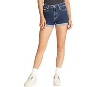 Calvin Klein Damen Jeans Shorts Mid Rise, Blau (Denim Dark), 29W