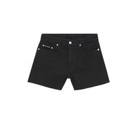 Calvin Klein Damen Jeans Shorts Mom Fit, Schwarz (Denim Black), 28W
