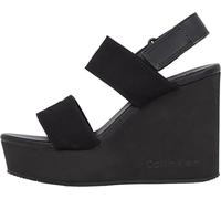 Calvin Klein Damen Keilsandalen Gurtband Yw0yw01790 Keilsandalen, Black Triple Black, 39 EU