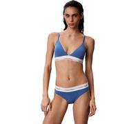 Calvin Klein Damen Leicht gefüttertes Triangle Lv00Qf8498, Triangle, Poseidon Blue, S