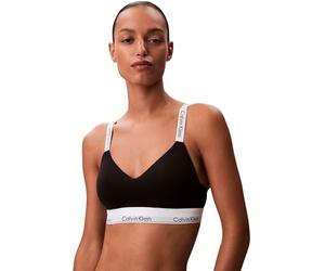 Calvin Klein Damen LGHTLY gefütterter Bralette LV00QF8504 Bralette, Schwarz (Schwarz), XXS, Schwarz (Schwarz), XXS