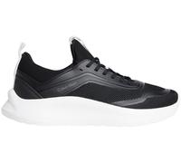 Slip-On Sneaker CALVIN KLEIN "LIGHT RUNNER SOCK MESH LYCRA", Damen, Gr. 39, schwarz, anthrazit, Textil, kontrastfarbene Details, Schuhe, Slipper, Halbschuh, Freizeitsneaker mit Anziehlaschen (16070643