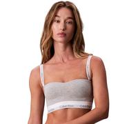 Calvin Klein Damen Lightly Lined 000Qf7628E Bandeau, Grey (Grey Heather), XS