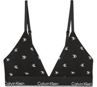 Triangel-BH "LIGHTLY LINED TRIANGLE", Damen, Gr. S (36), N-Gr, diamond logo schwarz, Web, Obermaterial: 53% Baumwolle, 35% Modal, 12% Elasthan, CALVIN KLEIN UNDERWEAR, regular fit, BHs Triangel-BH, Mi