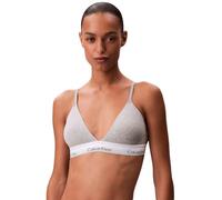 Triangel-BH "LGHT LINED TRIANGLE", Damen, Gr. S (36), N-Gr, grau (grau heather), Obermaterial: 53% Baumwolle, 35% Modal, 12% Elasthan, CALVIN KLEIN UNDERWEAR, meliert, körpernah, BHs Triangel-BH, mit