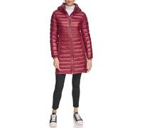 Calvin Klein Damen Long Light-Weight Puffer Jacket Daunenmantel, Leichter Anschluss, L