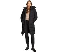 Calvin Klein Damen Mantel Long Puffer mit Kapuze, Schwarz (Ck Black), XS