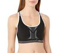 Calvin Klein Damen Medium Impact Wende-BH Top - Schwarz - small