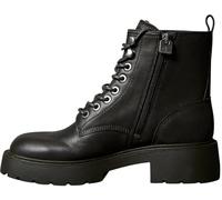 Schnürboots CALVIN KLEIN JEANS "CHUNKY LACE UP ZIP BOOT", Damen, Gr. 39, grau (anthrazit), Leder, unifarben, klassisch, Schuhe, Schnürstiefelette, Plateauboots, Festival, mit Anziehlasche (78229057-39