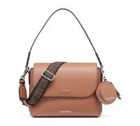 Calvin Klein Damen Millie 2-in-1 Umhängetasche mit Klappe, Caramel