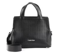 Calvin Klein Damen Neat Tote MINI PERF K60K609576 Tragetasche, Schwarz (Ck Black)
