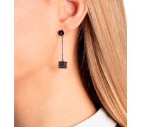 Calvin Klein Damen Ohrstecker mit Swarovski-Kristallen Edelstahl-Ohrringe Ohr-Schmuck KJ9CVE140100 Grau/Rosa