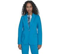 Calvin Klein Damen One Button Lux Blazer Business-Anzug Jacke, Korsika, 42