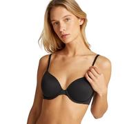 Bügel-BH "LL FULL COVERAGE", Damen, Gr. 90, Cup D, schwarz, Obermaterial: 79% Polyamid, 21% Elasthan, CALVIN KLEIN UNDERWEAR, unifarben, Basic, körpernah, BHs Bügel-BH, mit Logo an den Riemen (7144644