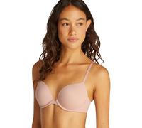 Calvin Klein Damen Plunge BH mit Push-Up, Beige (Cedar), 75B