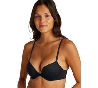 Calvin Klein Damen Plunge BH mit Push-Up, Schwarz (Black), 75A