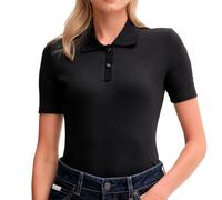 Calvin Klein Damen-Poloshirt Art LV047C907G, Schwarz , Small