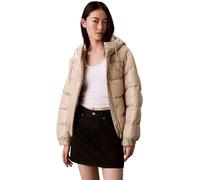 Calvin Klein Jeans Puffer Jacket mit Logo Modell 'SHINE PUFFER JACKET' in Taupe, Größe M
