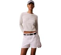 Calvin Klein Damen Logo Outline Ls Top Lv047g322g Pullover