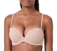 Balconnet-BH "PUSH UP STRAPLESS", Damen, Gr. 80, Cup C, beige (cedar), Obermaterial: 79% Polyamid, 21% Elasthan, CALVIN KLEIN UNDERWEAR, unifarben, casual, körpernah, BHs, mit sicherem Halt (60020939-