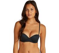 Balconette-BH "PUSH UP STRAPLESS", Damen, Gr. 80, Cup DD, schwarz, Obermaterial: 79% Polyamid, 21% Elasthan, CALVIN KLEIN UNDERWEAR, unifarben, körpernah, BHs, mit sicherem Halt (82666124-80) schwarz