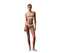 Calvin Klein Damen Push-Up BH Plunge mit Bügel, Grau (Grey Heather), 75E
