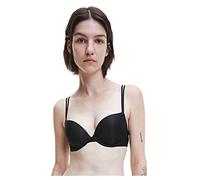 Calvin Klein Damen Push-Up BH Plunge mit Bügel, Schwarz (Black), 65C