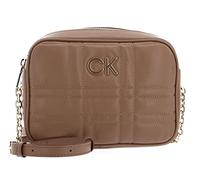 Calvin Klein Damen Re-Lock Quilt Kameratasche Crossovers, Einheitsgröße, Safari Canvas, One Size