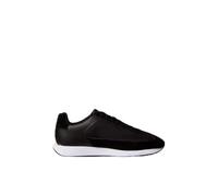 Calvin Klein Damen Retro Runner Laceup Wingt Mix Yw0Yw02061 Low Top, Black (Black/Bright White), 40 EU