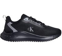 Calvin Klein Damen Eva Runner L-up Mix Mesh Logo Ck Yw0yw01851 Low Top, Black (Black/Mockingbird), 40 EU