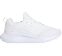 Calvin Klein Damen Runner Sneaker Eva Sock Tech Mix mit Logo, Weiß (Triple Bright White), 40