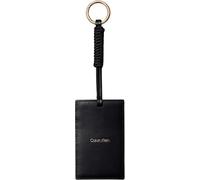 Calvin Klein Damen Schlüsselanhänger mit Folien-Logo, Schnürung, Kartenetui, Schwarz, Einheitsgröße