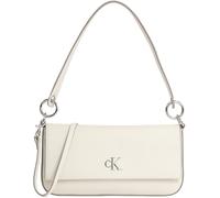 Calvin Klein Damen Schultertasche Minimal Monogram Pouch mit Logo, Mehrfarbig (Silver Birch), Einheitsgröße