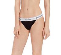 Calvin Klein Damen Slip Bikini Form High Leg mit Stretch, Schwarz (Black), XL