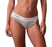 Bikinislip "MODERN COTTON", Damen, Gr. M (38), grau (grau heather), Obermaterial: 53% Baumwolle, 35% Modal, 12% Elasthan, CALVIN KLEIN UNDERWEAR, meliert, Unterhosen, mit breitem Bündchen (25265848-M)