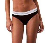 Bikinislip "MODERN COTTON", Damen, Gr. M (38), schwarz, Obermaterial: 53% Baumwolle, 35% Modal, 12% Elasthan, CALVIN KLEIN UNDERWEAR, unifarben, Unterhosen, mit breitem Bündchen (66366712-M) schwarz